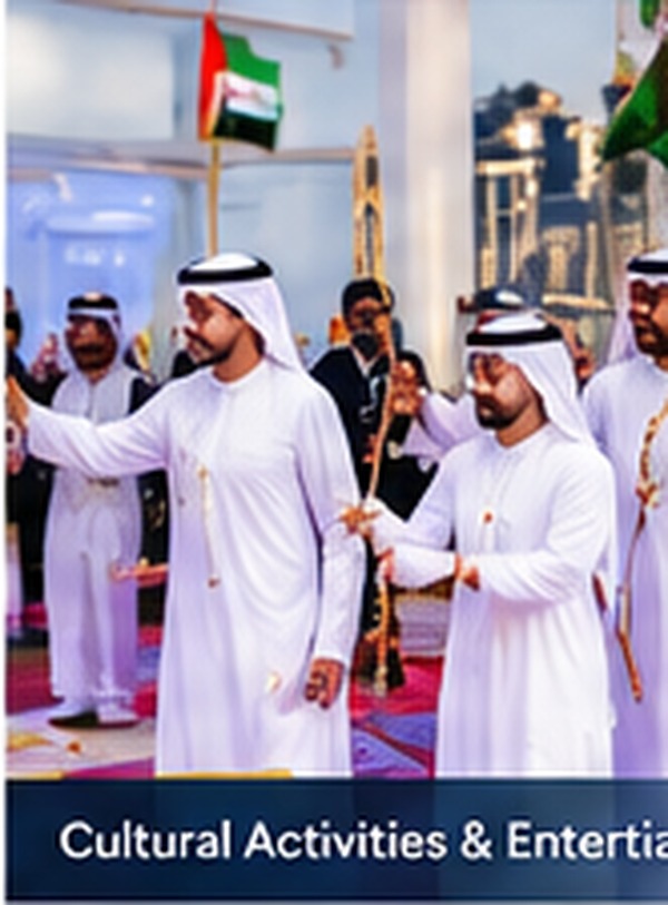 Cultural activities and entertainment display